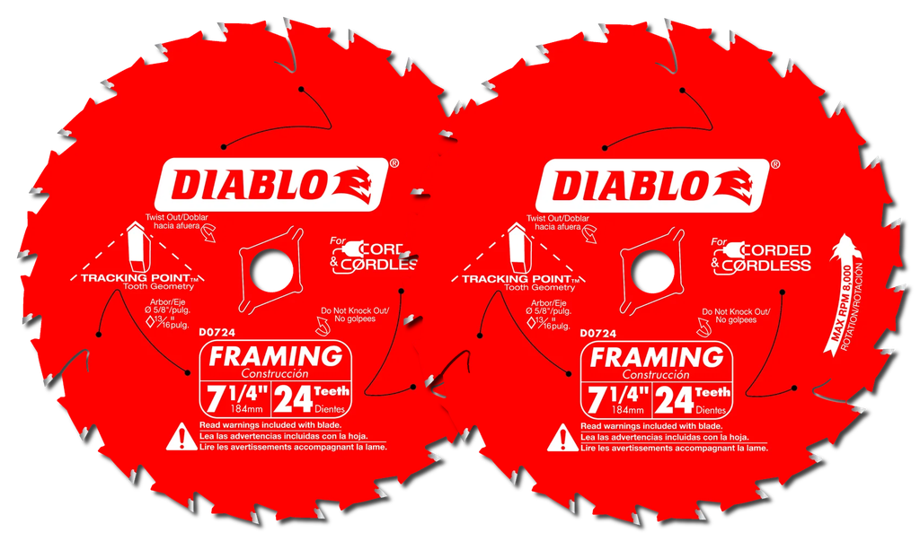 Diablo 24T Framing Blade - 2 Pack